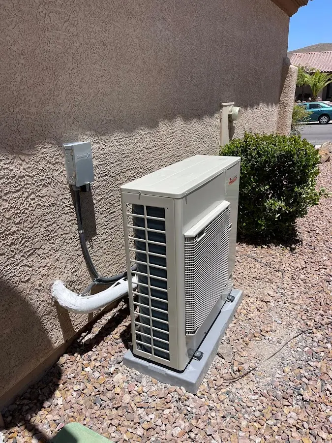 Residential air conditioning condenser unit in Fuller Heights